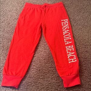 Kids Red Sweatpants